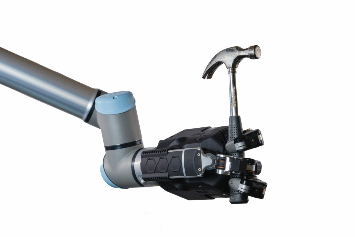 Shadow Hand holding a hammer